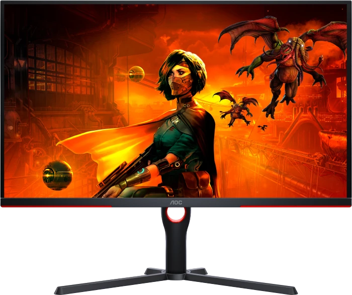 TFT 80cm (31.5´) AOC Gaming U32G3X/BK Schwarz/Rot