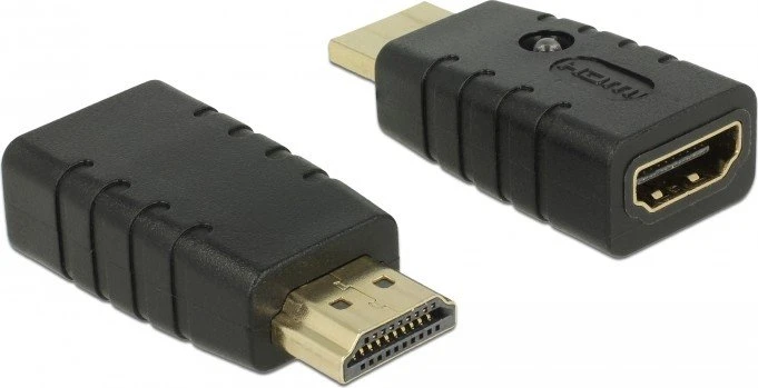 Adapter HDMI / HDMI DELOCK schwarz