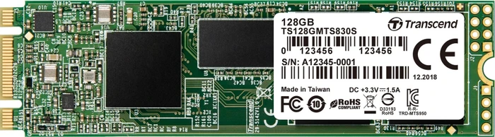 SSD TRANSCEND 128GB MTS830S M.2 2280 SATA