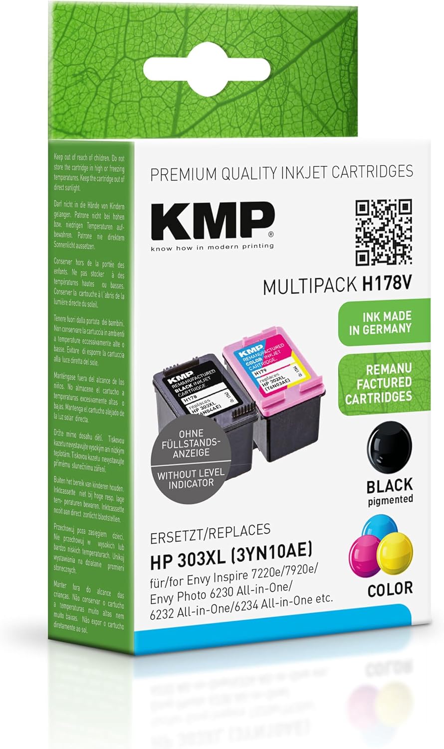Tinte KMP/HP H178V/303XL Multipack kompatibel