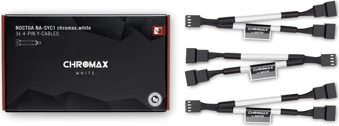 Gehäuse Zubehör Zusatzlüfterzubehör NOCTUA NA-SYC1 chromax white