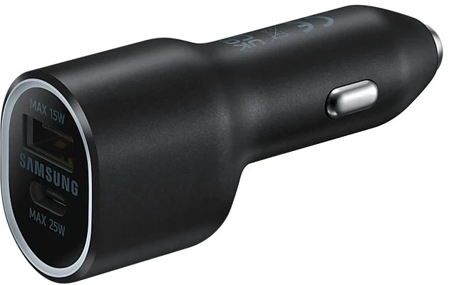 Ladegerät SAMSUNG Dual Kfz Schnellladegerät schwarz