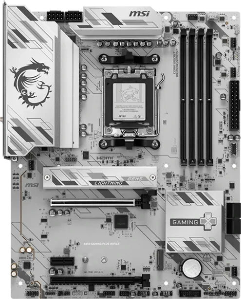 Mainboard AM5 MSI B850 Gaming Plus Wifi6E ATX