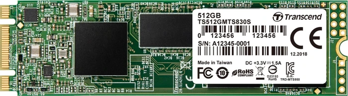SSD TRANSCEND 512GB MTS830S M.2 2280 SATA
