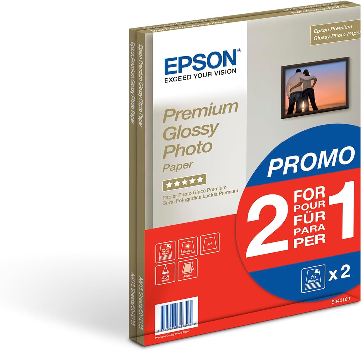 PAPIER FOTO EPSON Premium Glossy A4