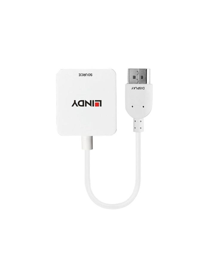 Video LINDY Videokonverter HDMI > DP weiß