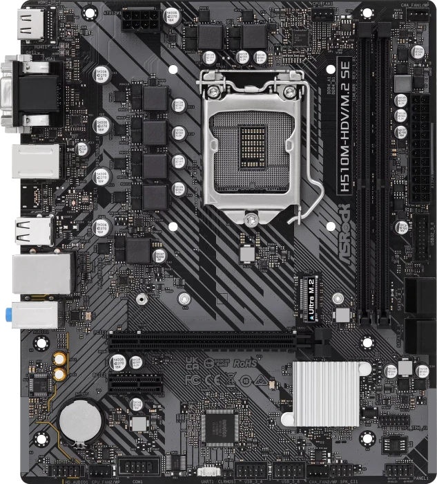 Mainboard S1200 ASROCK H510M-HDV/M.2 SE mATX