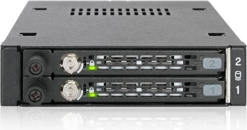 Festplatten Zubehör Wechselrahmen ICYDOCK MB492SKL-B schwarz