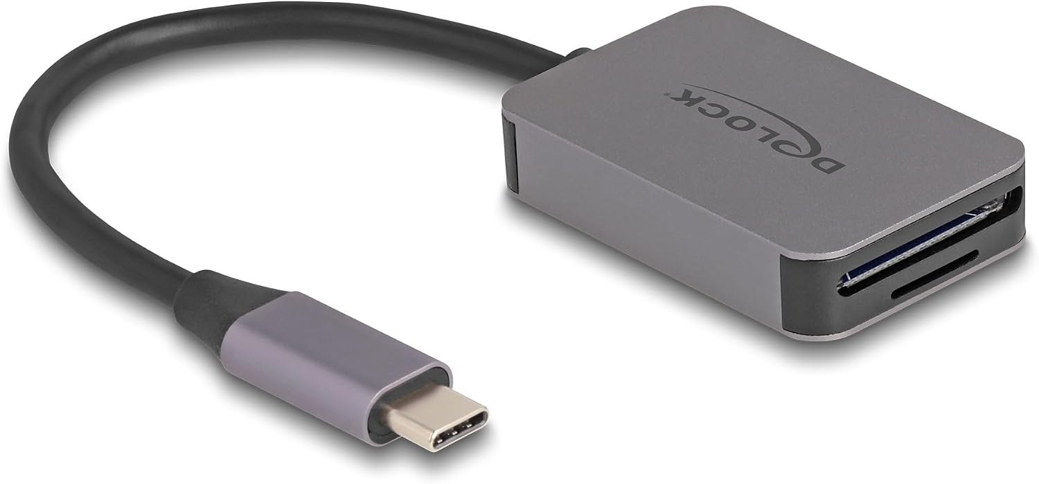 Kartenleser USB DELOCK microSD/SD USB-C