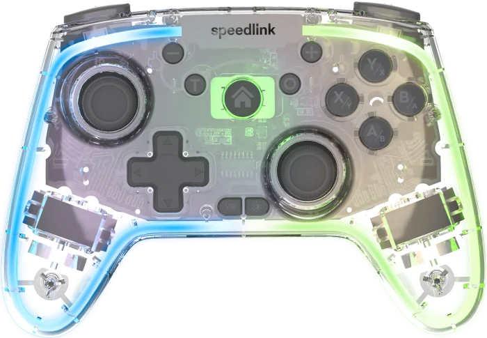 Gamepad SPEEDLINK RAIT NX RGB transparent PC/PS3/Switch