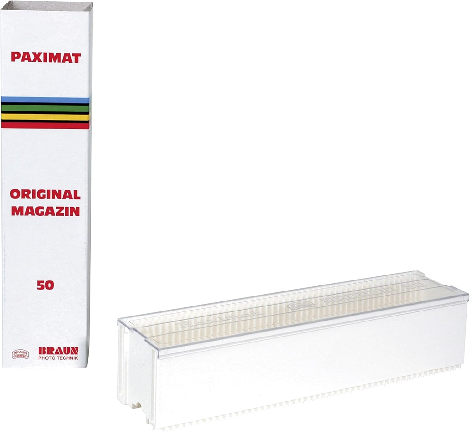 Diascanner Zubehör Zubehör Braun Paximat Magazin weiß