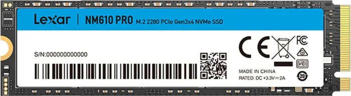 SSD LEXAR 500GB NM610 Pro M.2 NVMe
