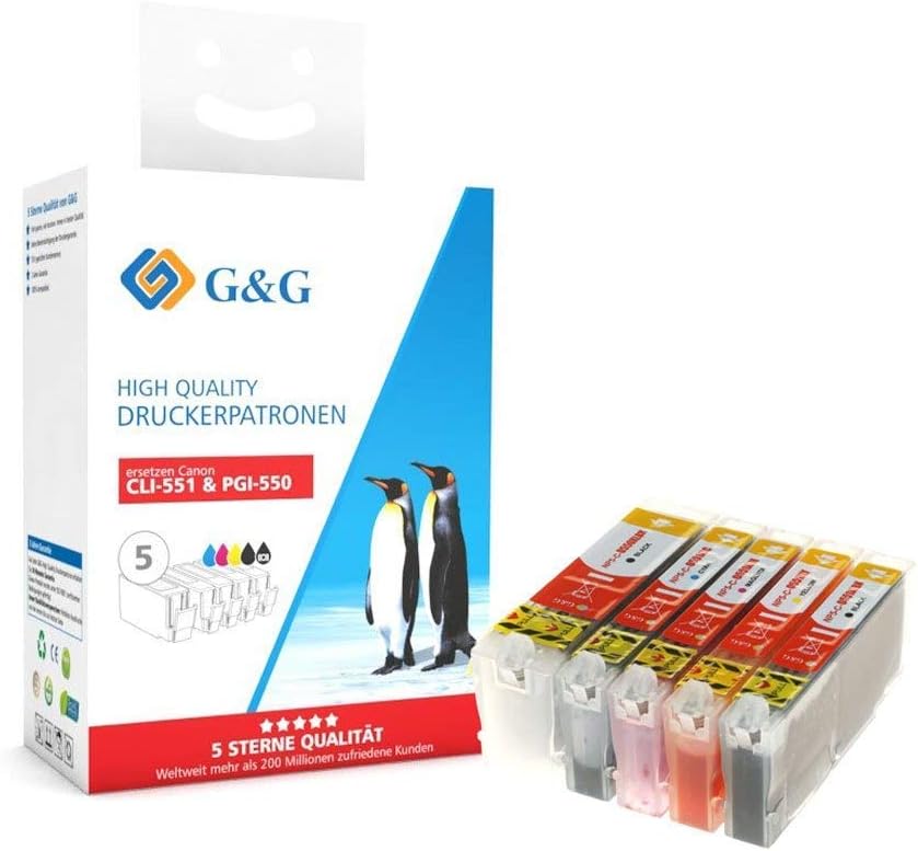 Tinte G+G/Canon CMYBK Multipack komp.