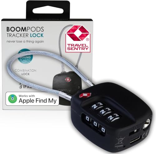Zubehör BOOMPODS LOCK TSA Bag Tracker Grau