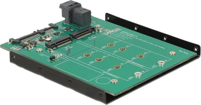 Festplatten Zubehör Converter 2xM.2>SATA/SFF-8643