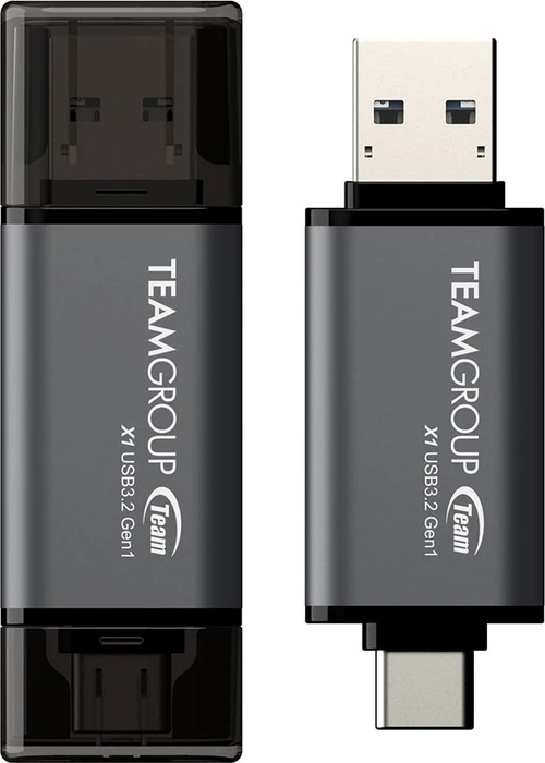 USBSTICK 64GB TEAM X1 USB3.0 matte gray