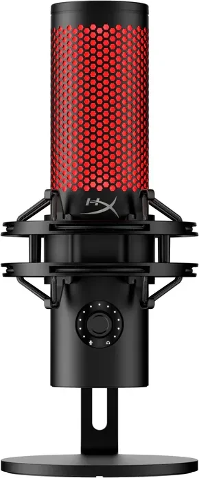 Mikrofon HyperX QuadCast schwarz/rot