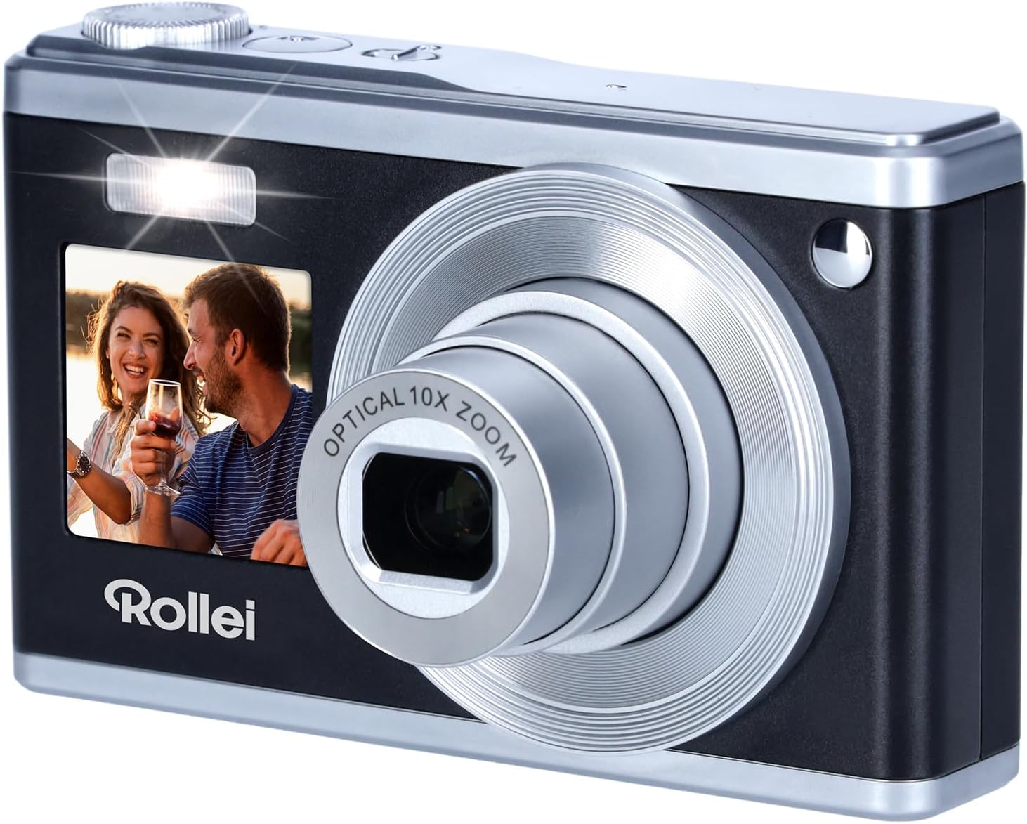 Digitalkamera ROLLEI Compactline 10X Silber/Schwarz