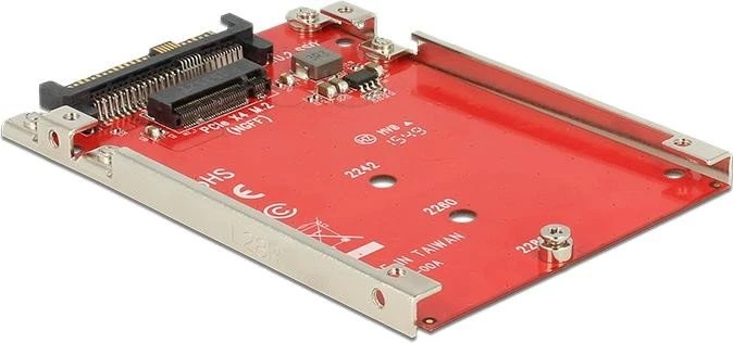 Festplatten Zubehör Converter U.2 SFF-8639 > M.2 Key M PCIe