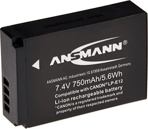 Kamera Zubehör Akku ANSMANN A-CAN LP-E12