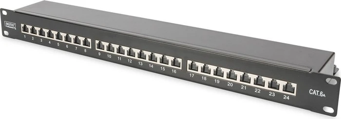 Netzwerk Zubehör Cat.6A Patchpanel DIGITUS 24x 48.3cm (19´)
