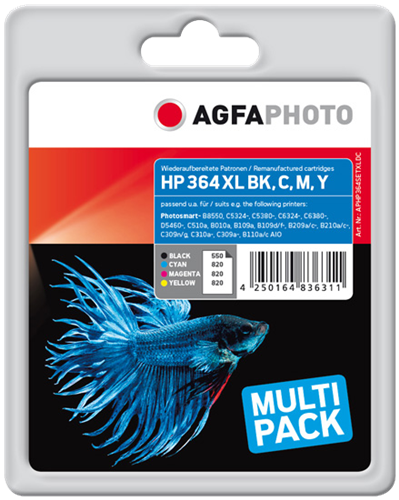 Tinte AGFAPHOTO/HP APHP364SETXLDC Value Pack