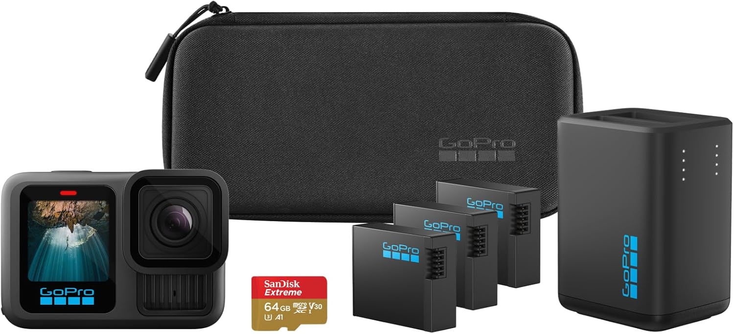 ACTIONCAM Go Pro Hero 13 Black Extended Power Bundle