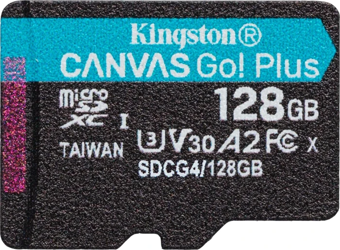 Speicherkarte SD Micro 128GB KINGSTON Canvas Go! Plus G4 UHS-I U3