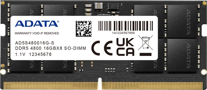 Notebook Speicher DDR5/4800 16GB ADATA