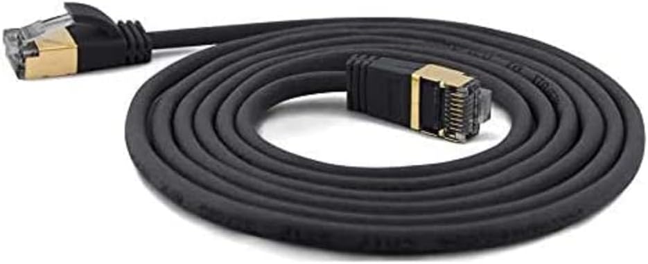 Kabel Netzwerk TP Cat.7 SSTP 0.1m schwarz