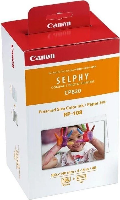 PAPIER FOTO CANON RP-108 10x15mm 8568B001