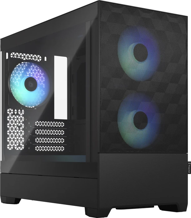 Minitower FRACTAL-DESIGN Pop Mini Silent schwarz TG Clea