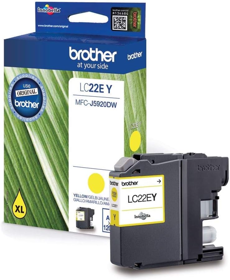 Tinte BROTHER LC-22EY Yellow