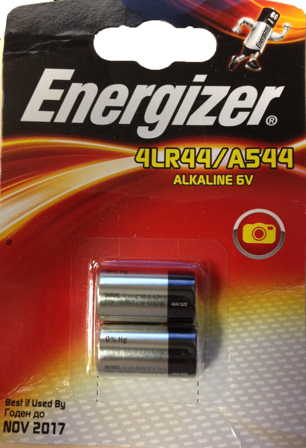 Batterie Alkaline ENERGIZER A544/4LR44 2er